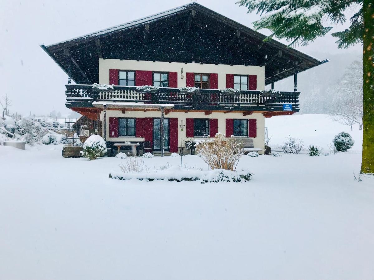 Ferienwohnung Draexl Garten Und Bergblick Nussdorf am Inn Exterior foto